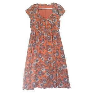 knee length dresses for ladies Cassie Strapless Floral Embroidered Midi Dress – VICI main image 1